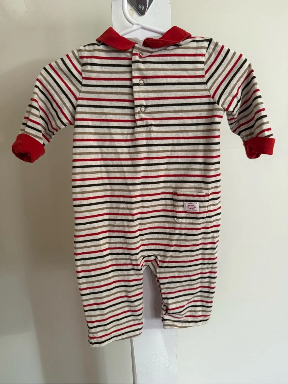 Janie and Jack Moose Romper